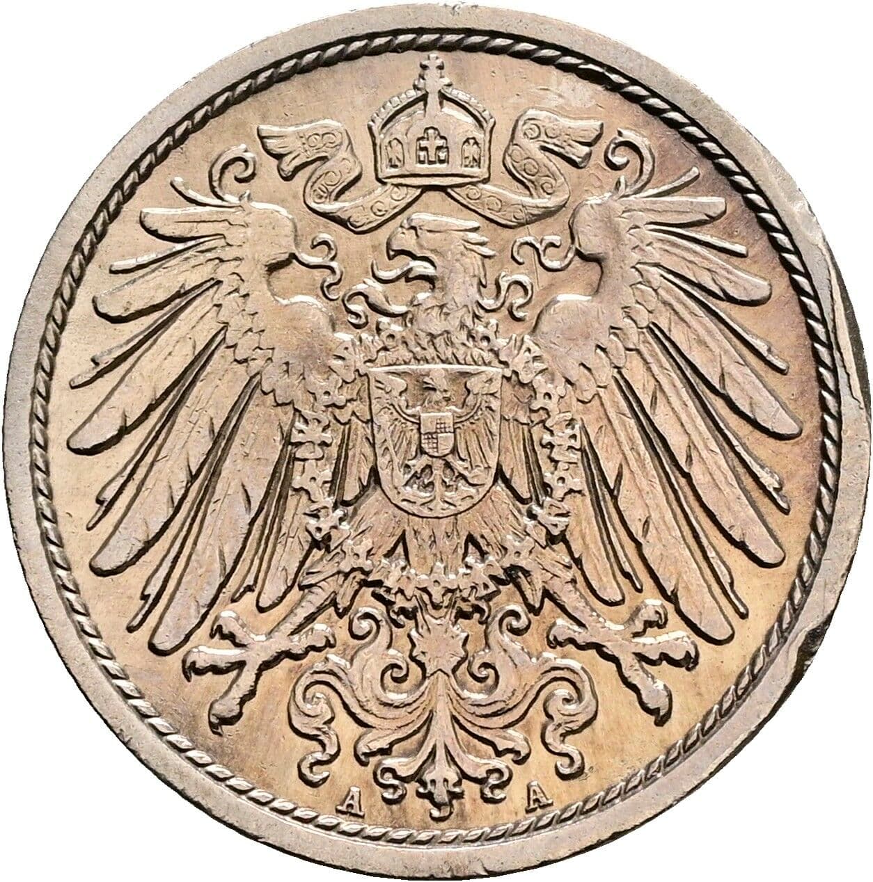 10 Pfennig 1913 A – Rückseite