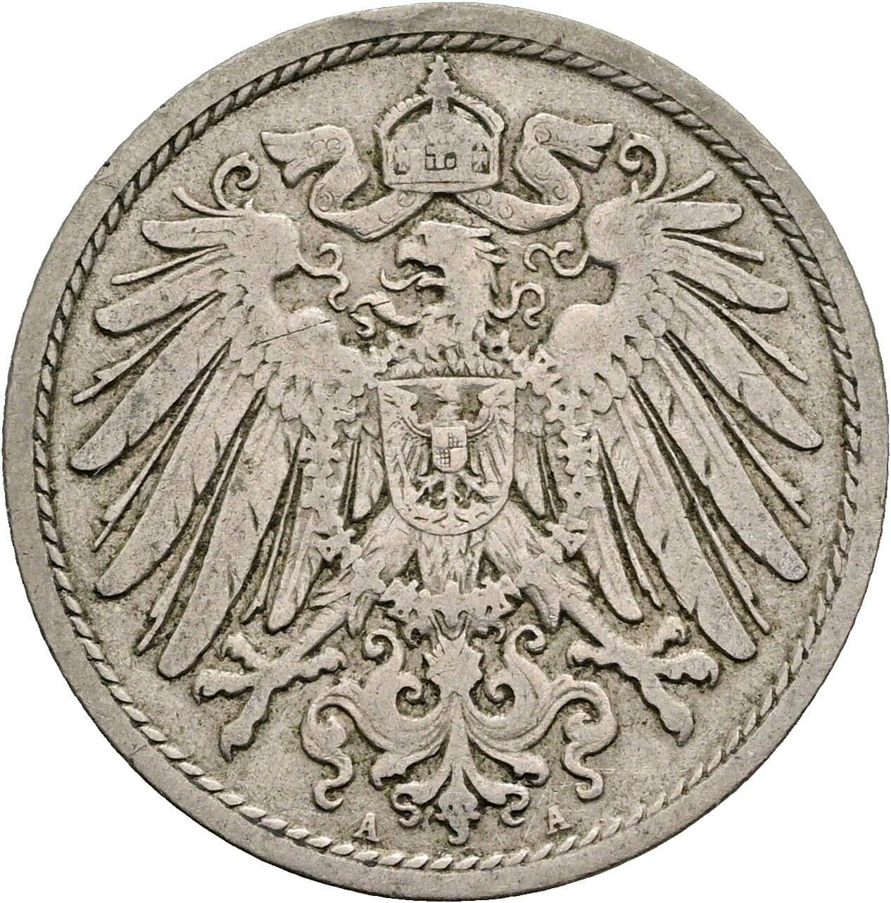 10 Pfennig 1903 A – Rückseite
