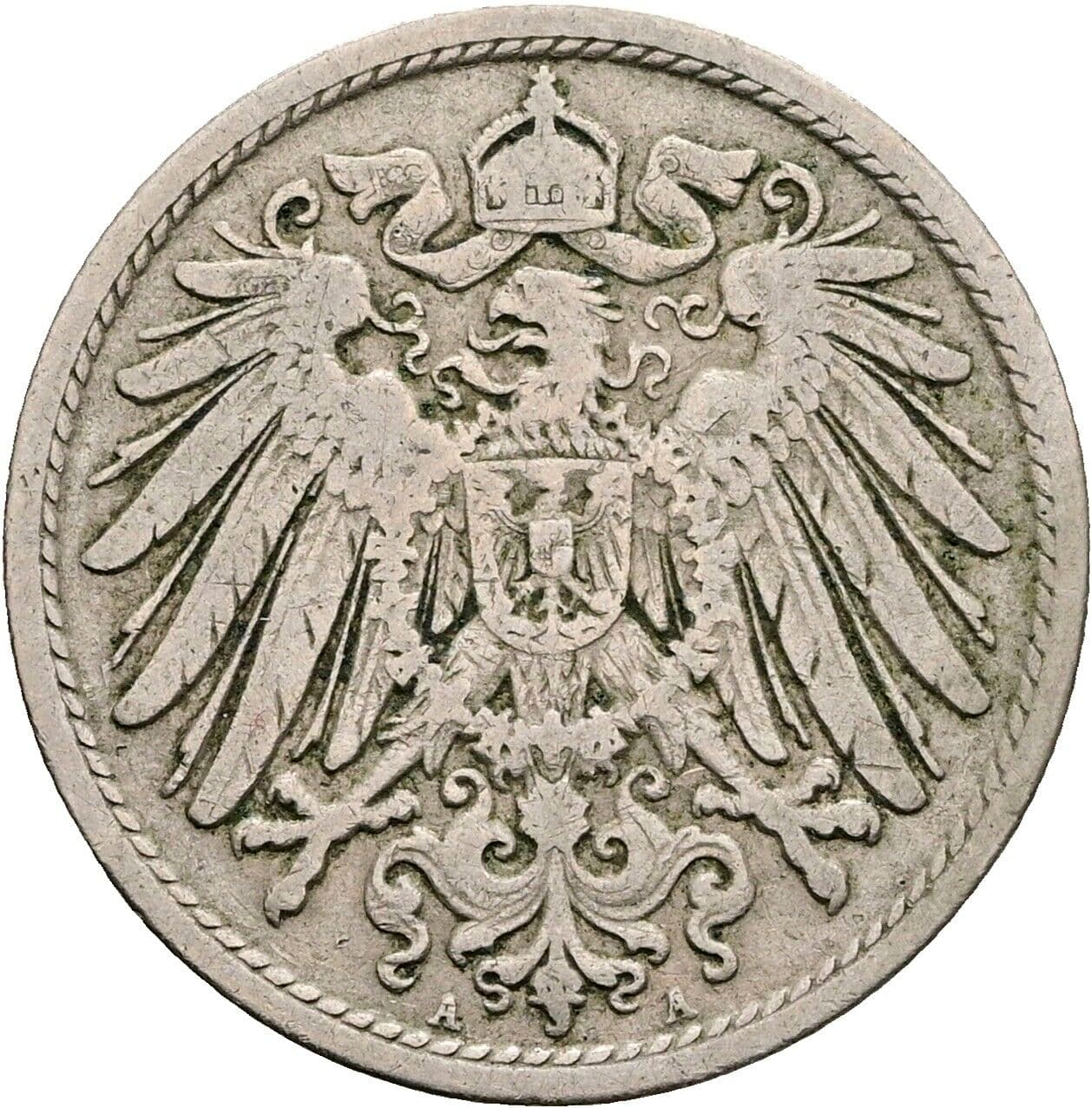 10 Pfennig 1903 A – Rückseite
