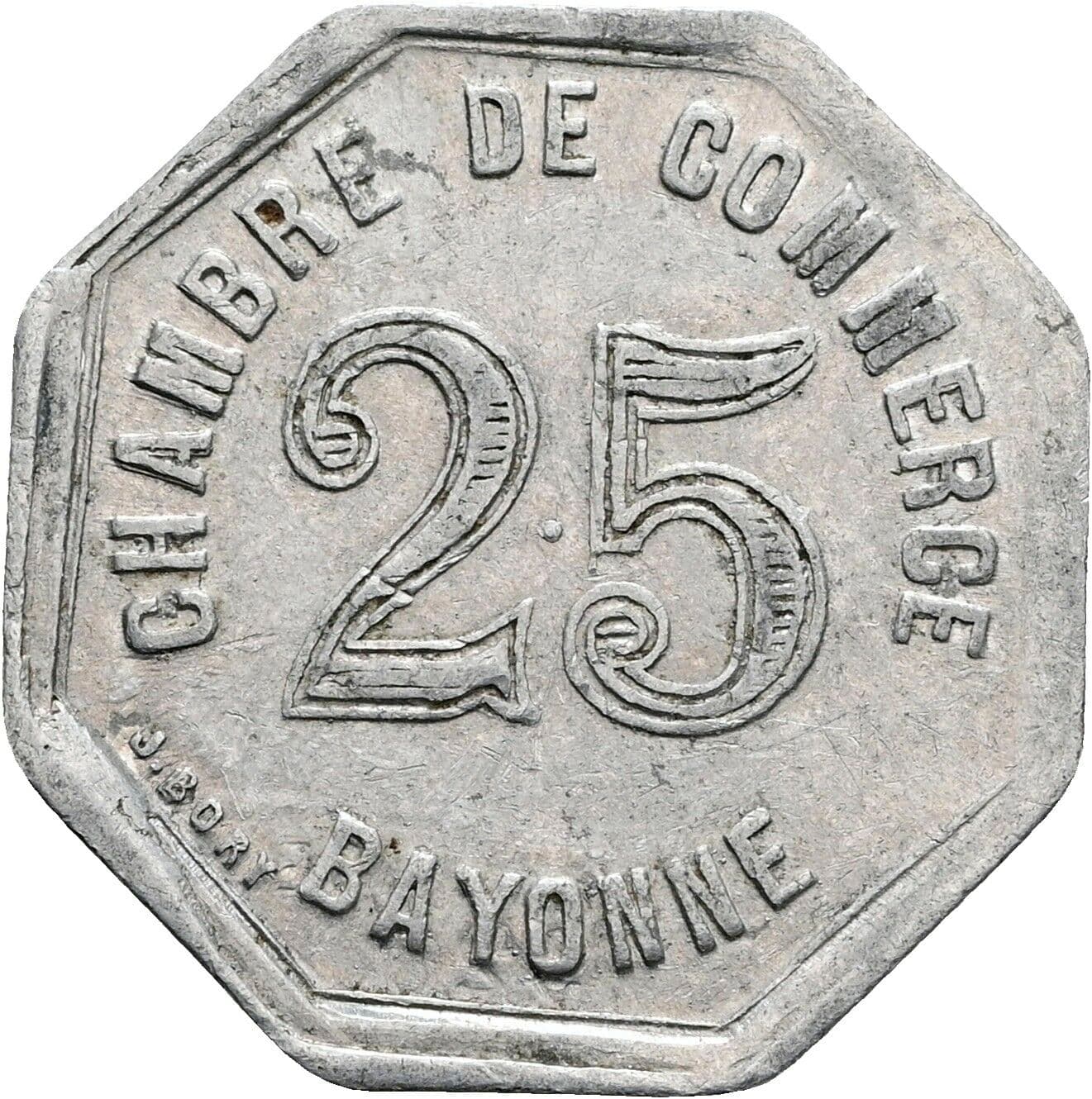 25 Centimes