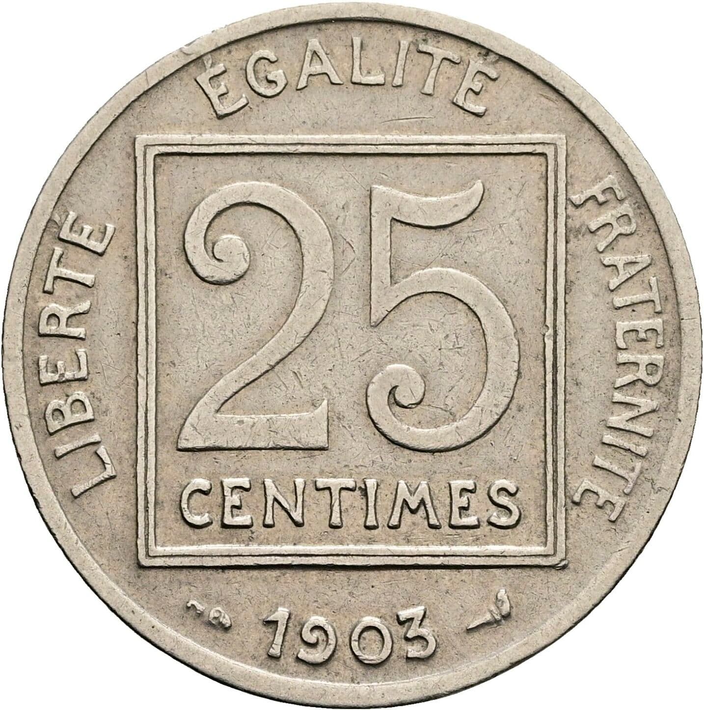 25 Centimes