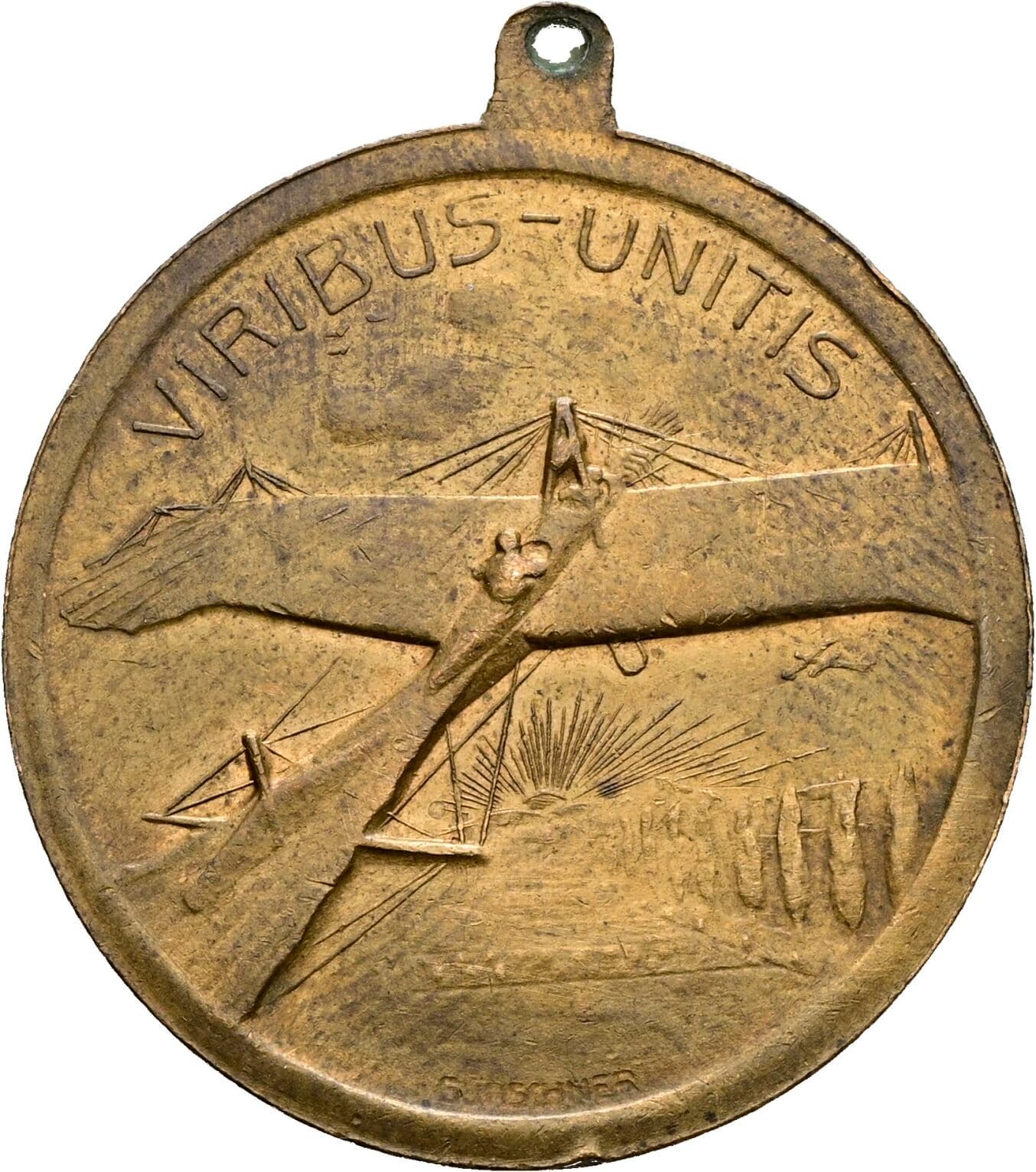 Medaille mit Trageöse