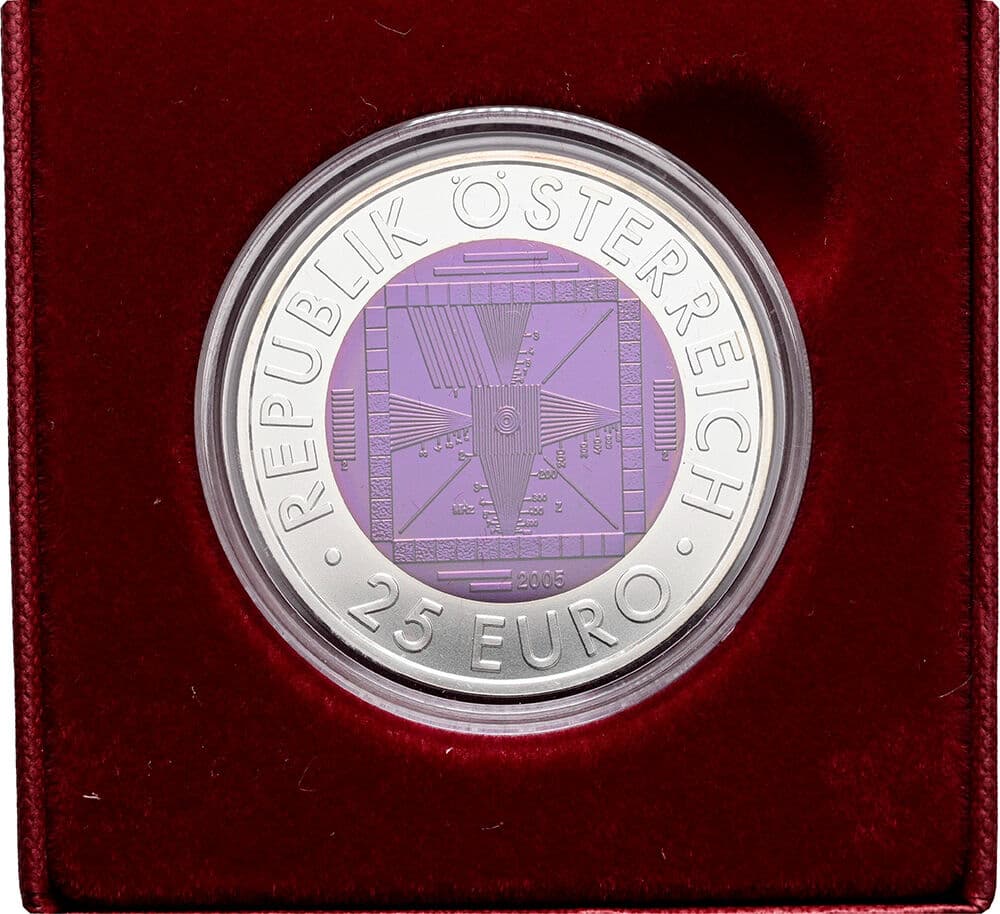 25 Euro Niob 2005 – Vorderseite