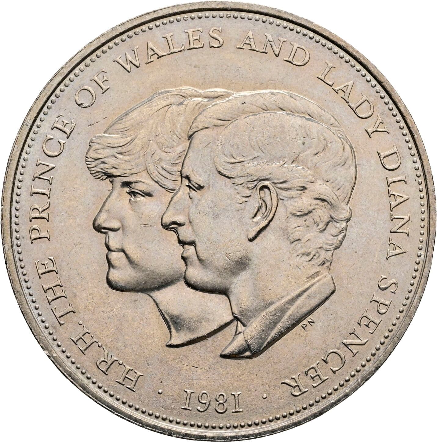 1 Crown Elisabeth II. 1952-2022 1981 – Rückseite