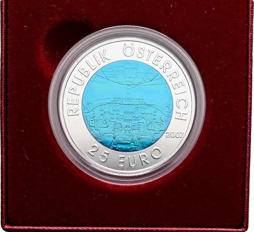 25 Euro Niob 2007 – Rückseite