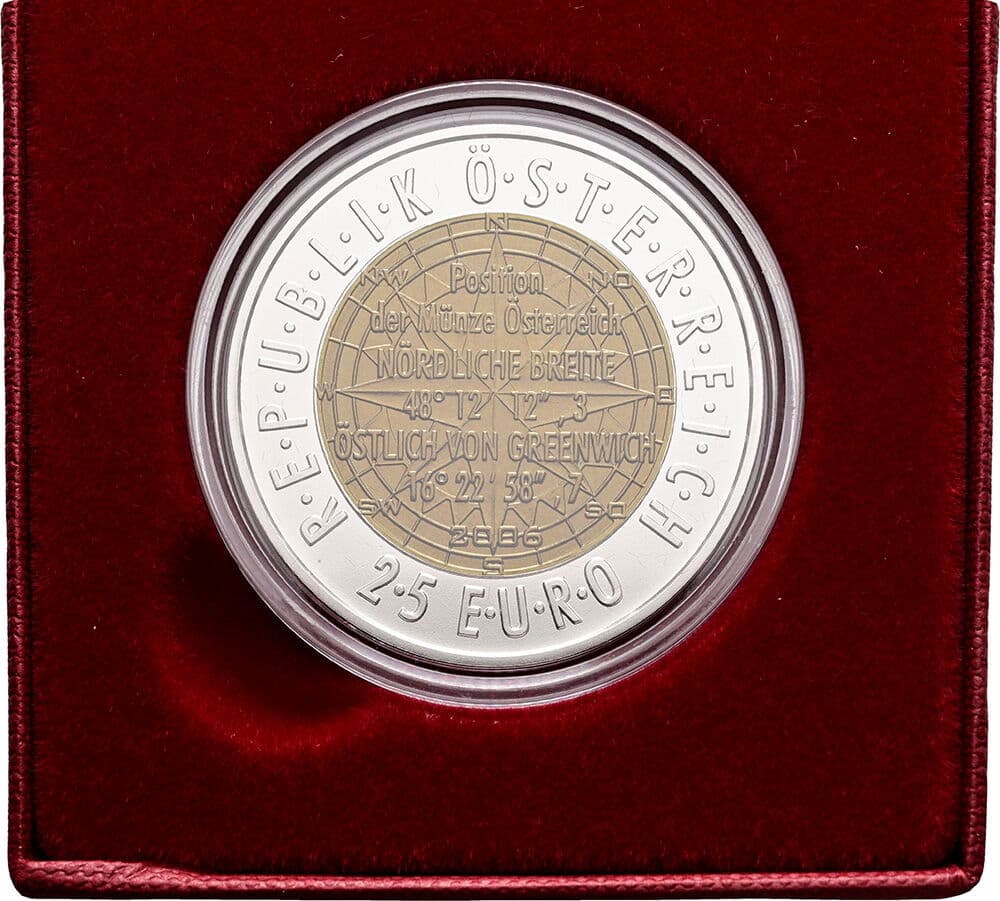 25 Euro Niob 2006 – Rückseite