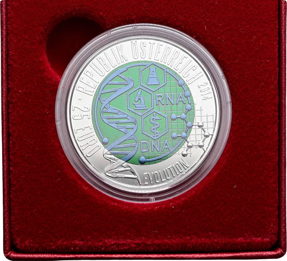 25 Euro Niob 2014 – Rückseite
