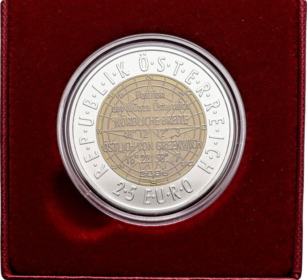 25 Euro Niob 2006 – Rückseite