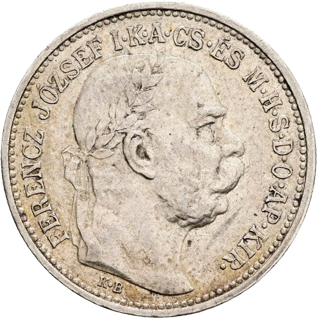 1 Korona Franz Joseph I. 1848-1916 1912 KB, Kremnitz – Vorderseite