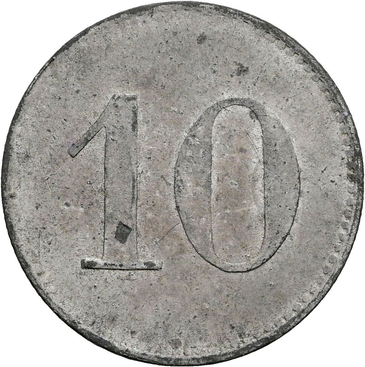 10 Pfennig 1917 – Vorderseite