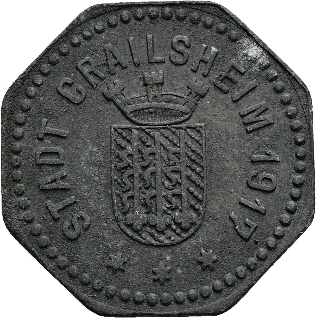 10 Pfennig 1917 – Rückseite