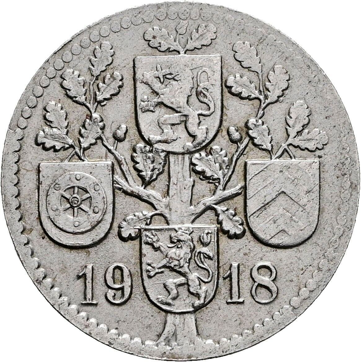 10 Pfennig 1918 – Rückseite