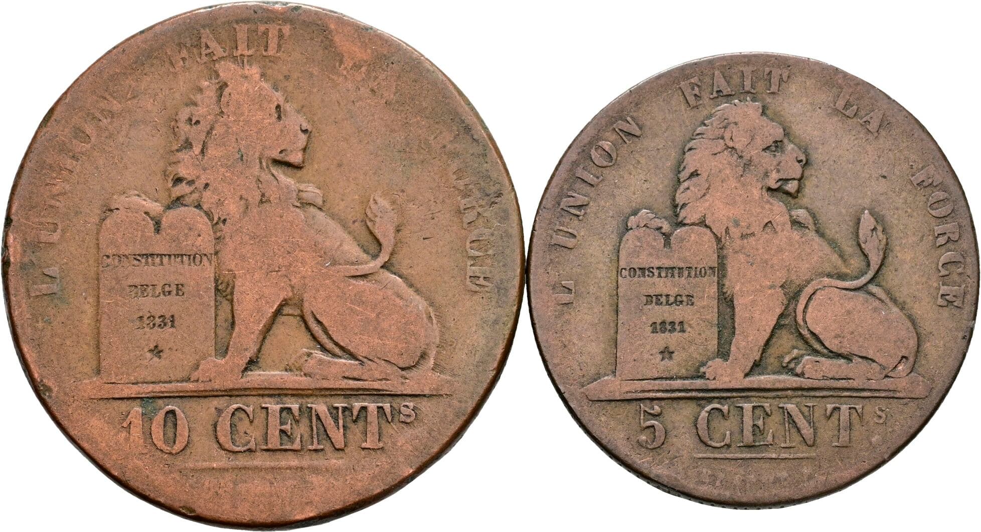 10 Centimes + 5 Centimes