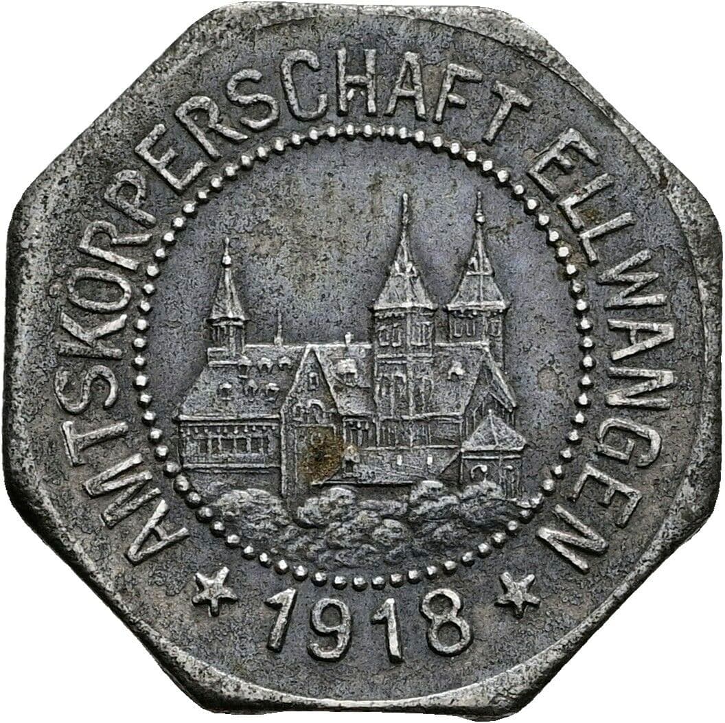 5 Pfennig 1918 – Rückseite