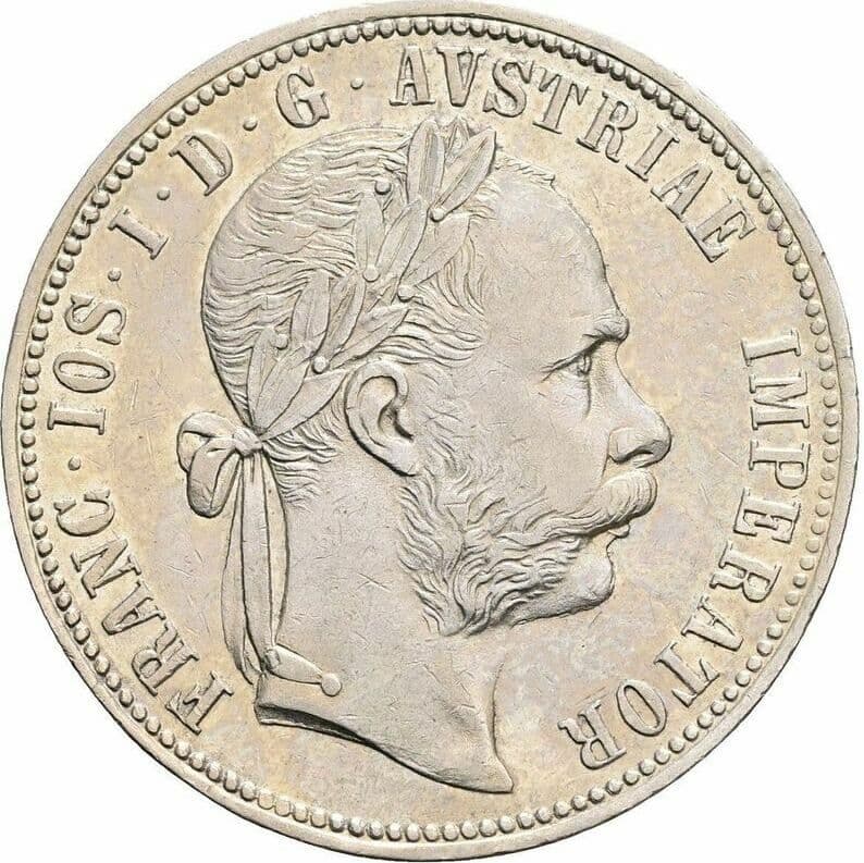1 Gulden Franz Joseph I. 1848-1916 1888 – Vorderseite