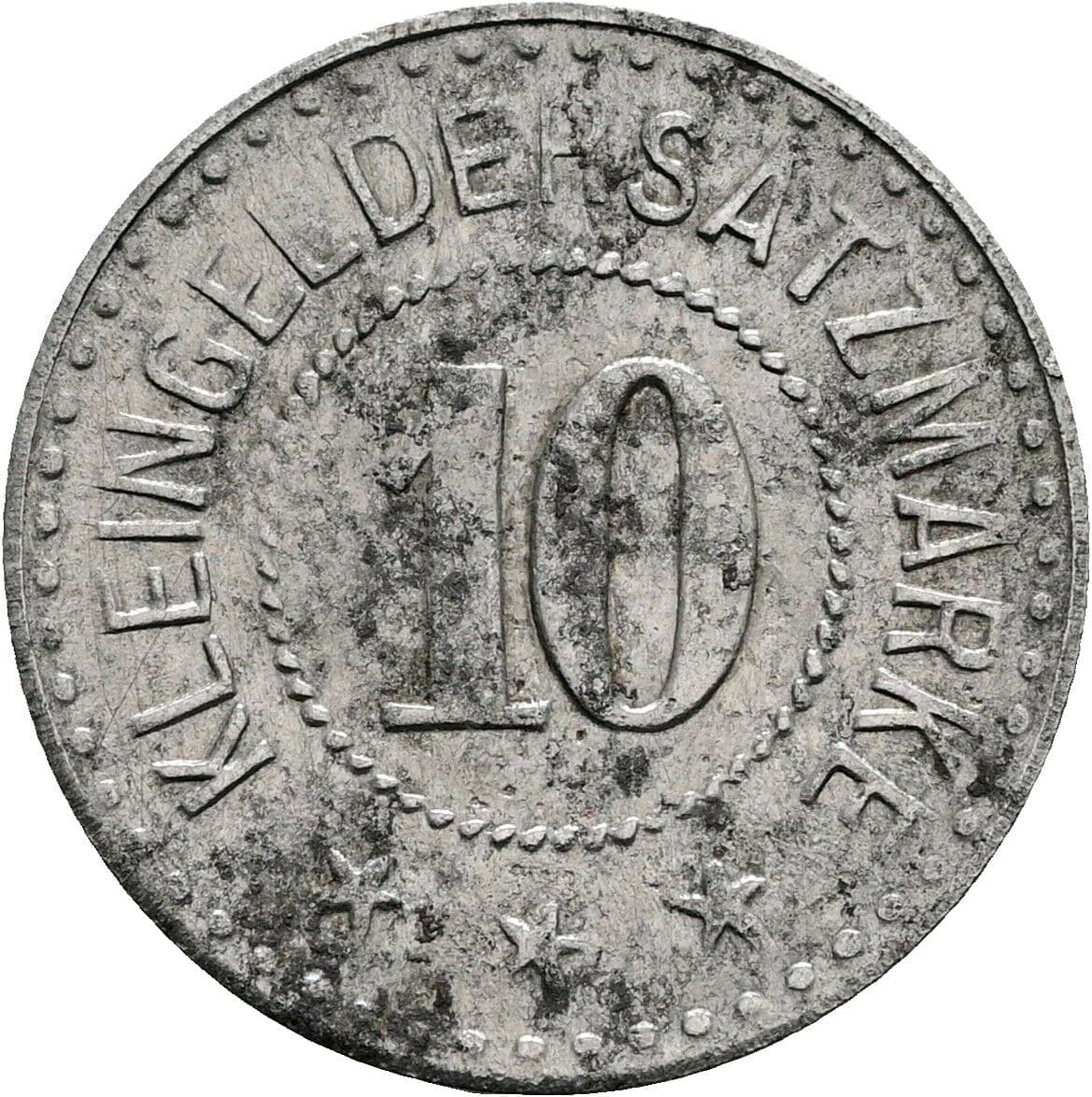 10 Pfennig 1920 – Vorderseite