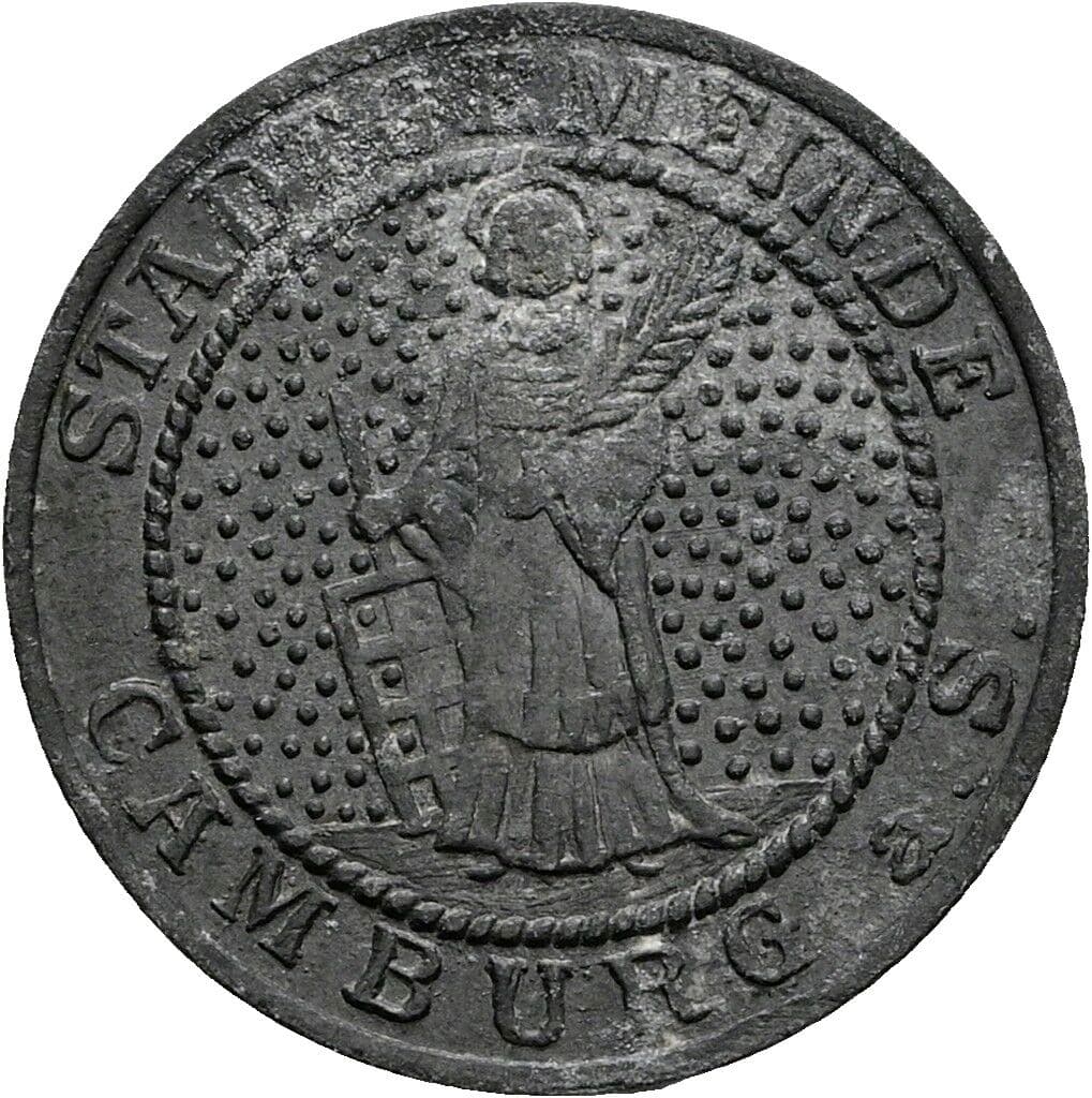 5 Pfennig 1918 – Rückseite