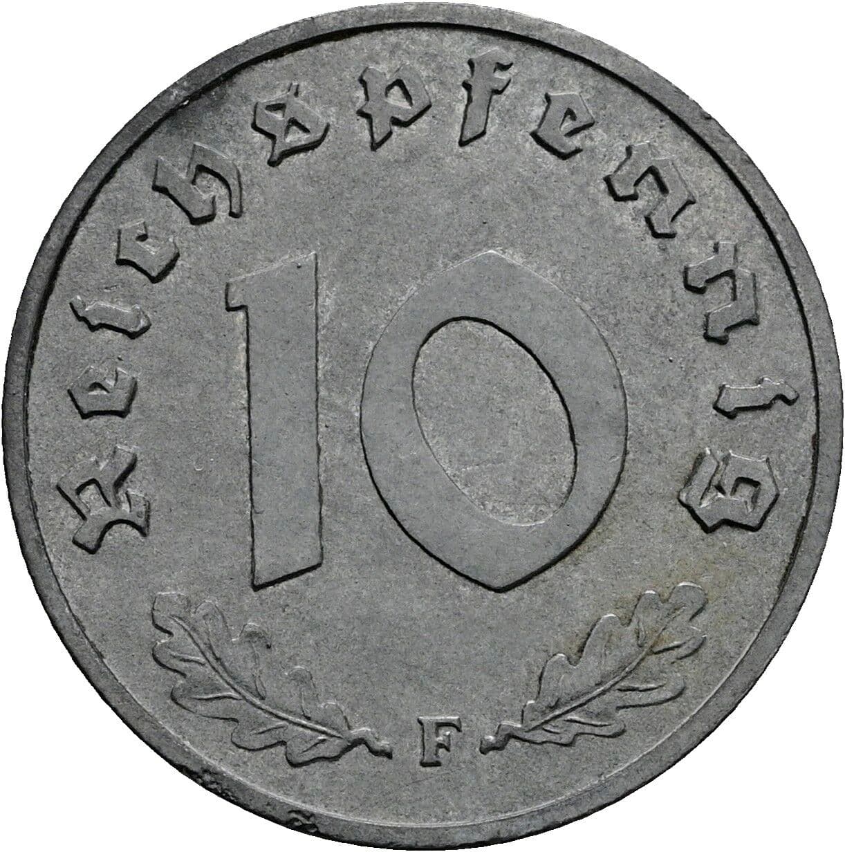 10 Reichspfennig 1941 F – Vorderseite