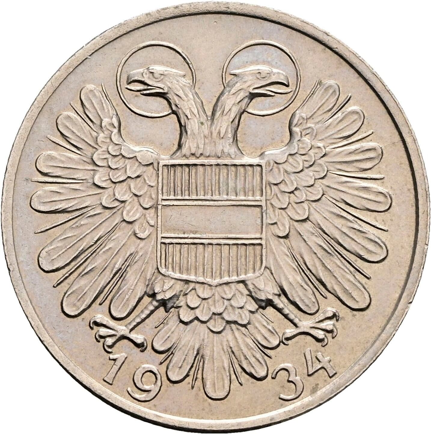1 Schilling 1934 – Rückseite