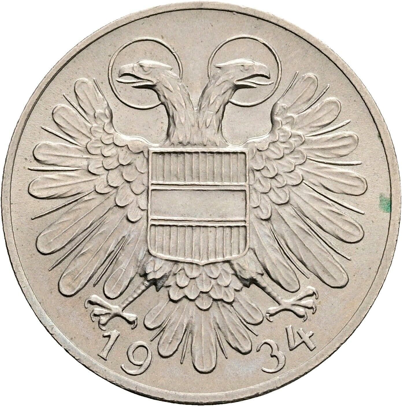 50 Groschen 1934 – Rückseite