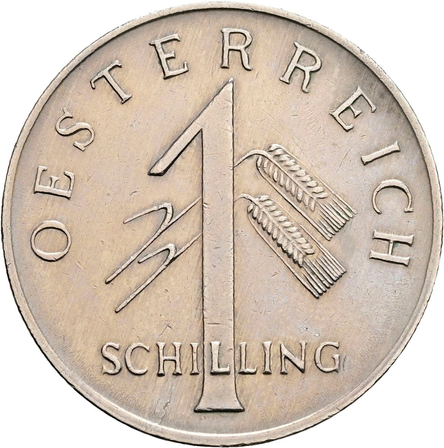1 Schilling 1935 – Vorderseite