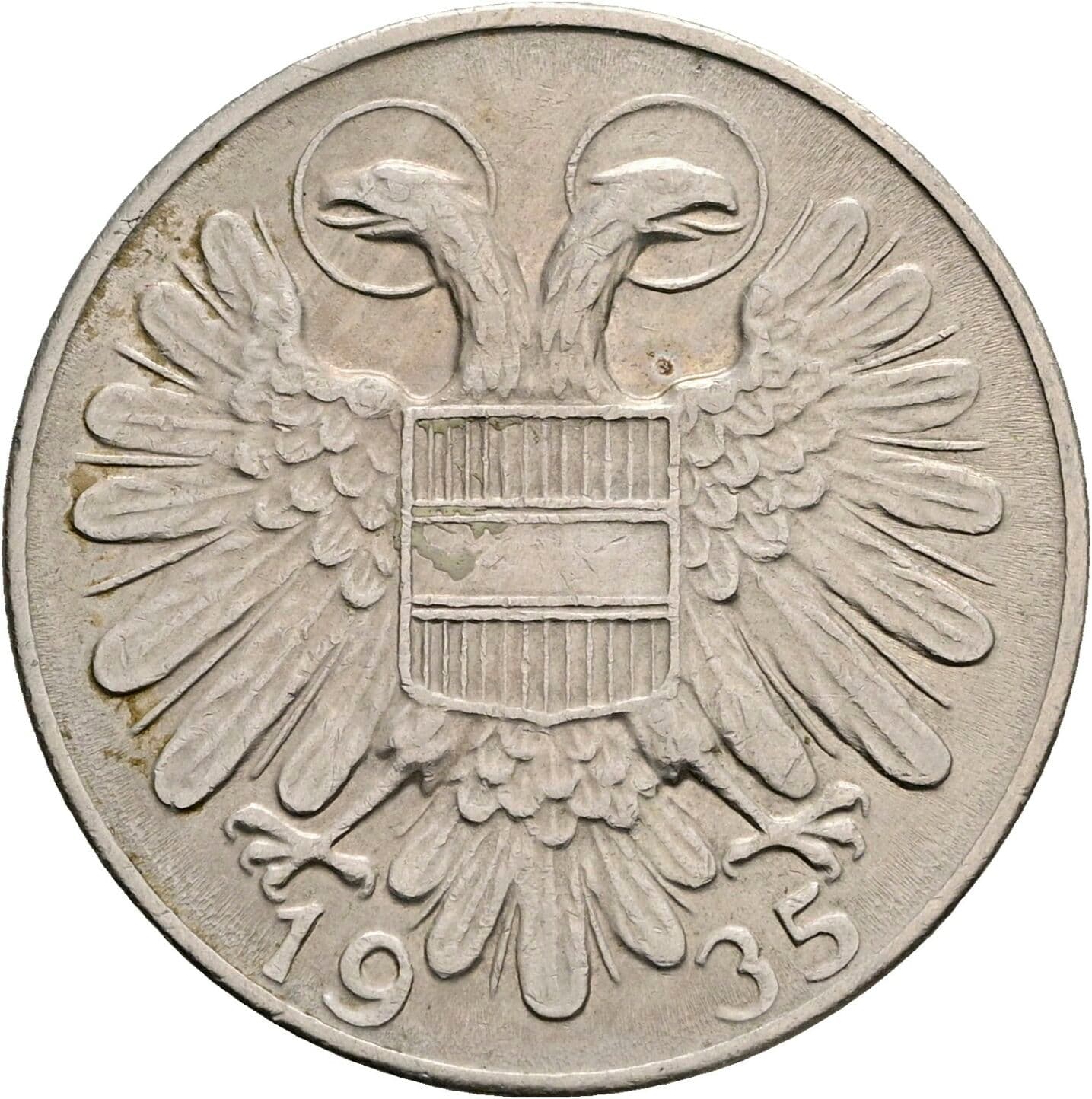 1 Schilling 1935 – Rückseite