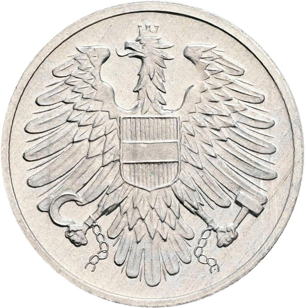 2 Groschen 1969 – Rückseite