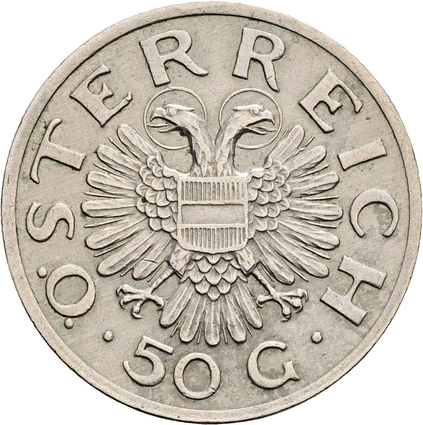 50 Groschen 1935 – Rückseite