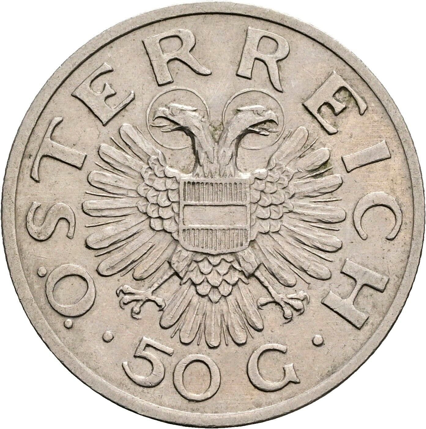 50 Groschen 1935 – Rückseite