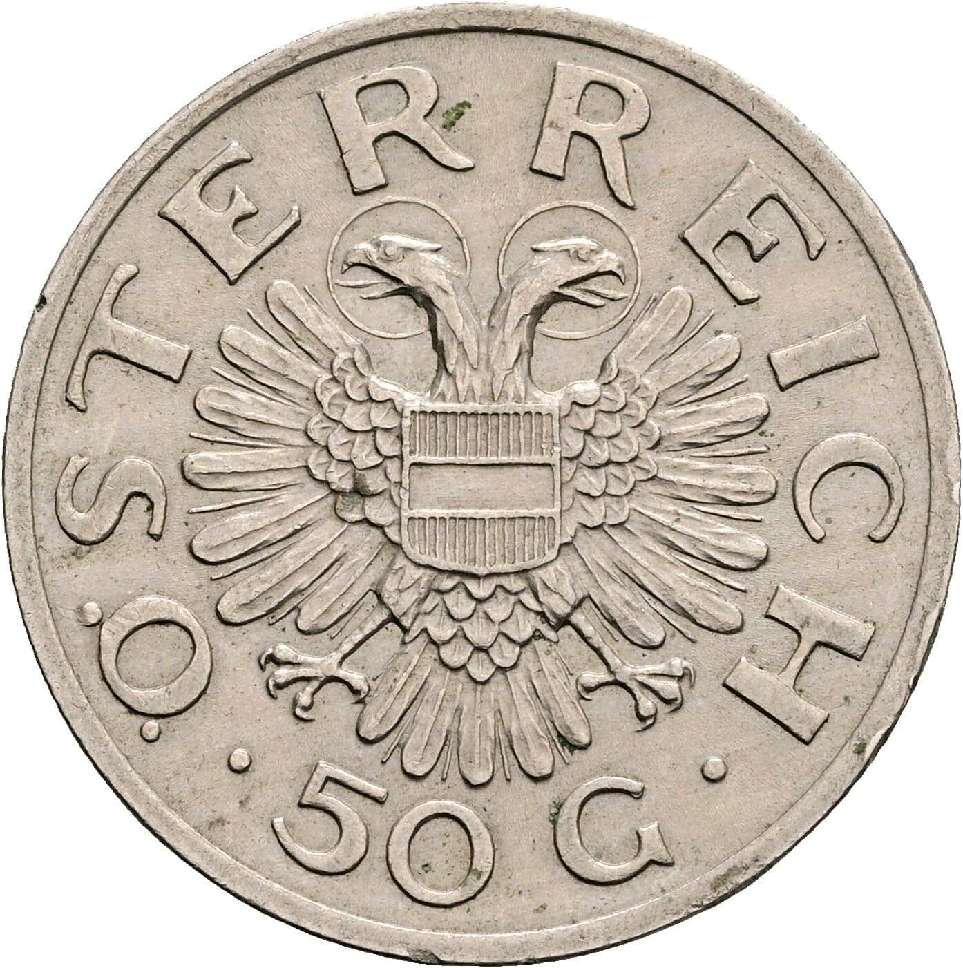 50 Groschen 1935 – Rückseite