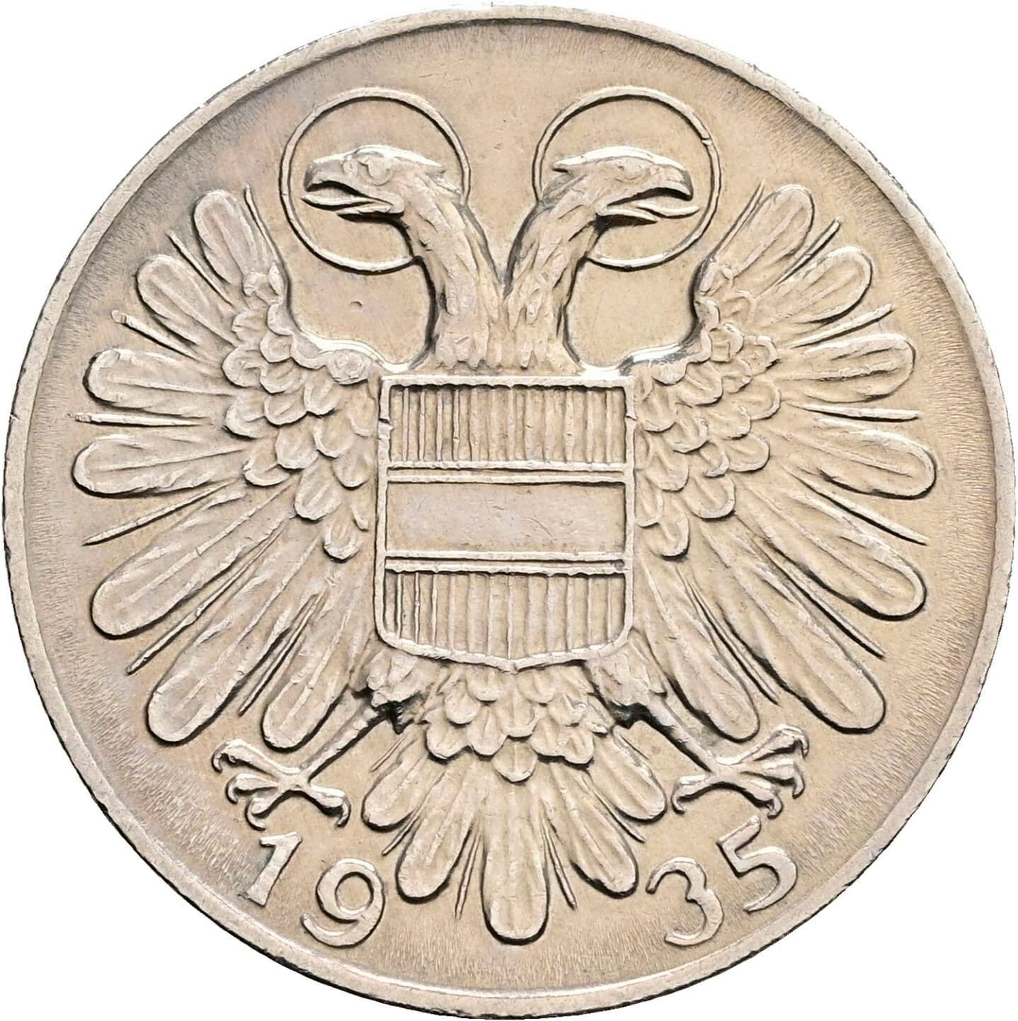 1 Schilling 1935 – Rückseite
