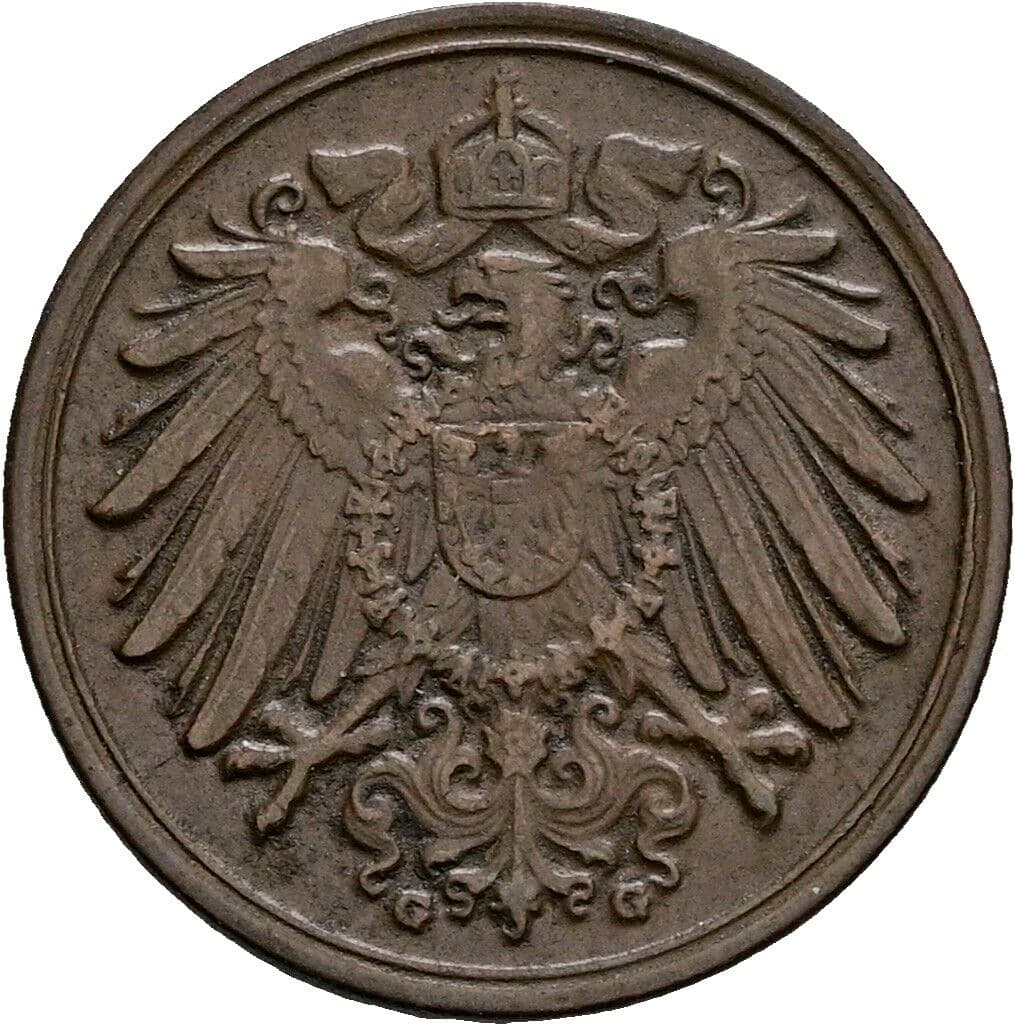 1 Pfennig 1915 G – Rückseite