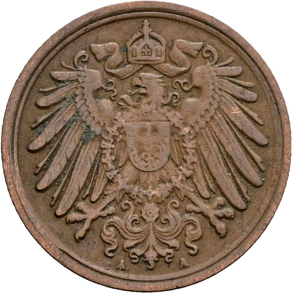 1 Pfennig 1905 A – Rückseite