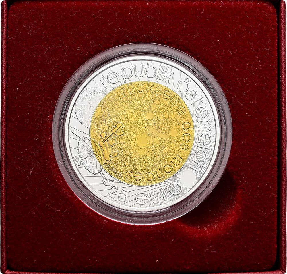 25 Euro Niob 2009 – Rückseite