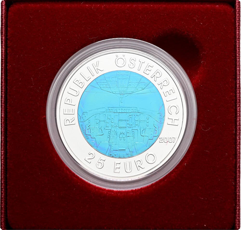 25 Euro Niob 2007 – Rückseite