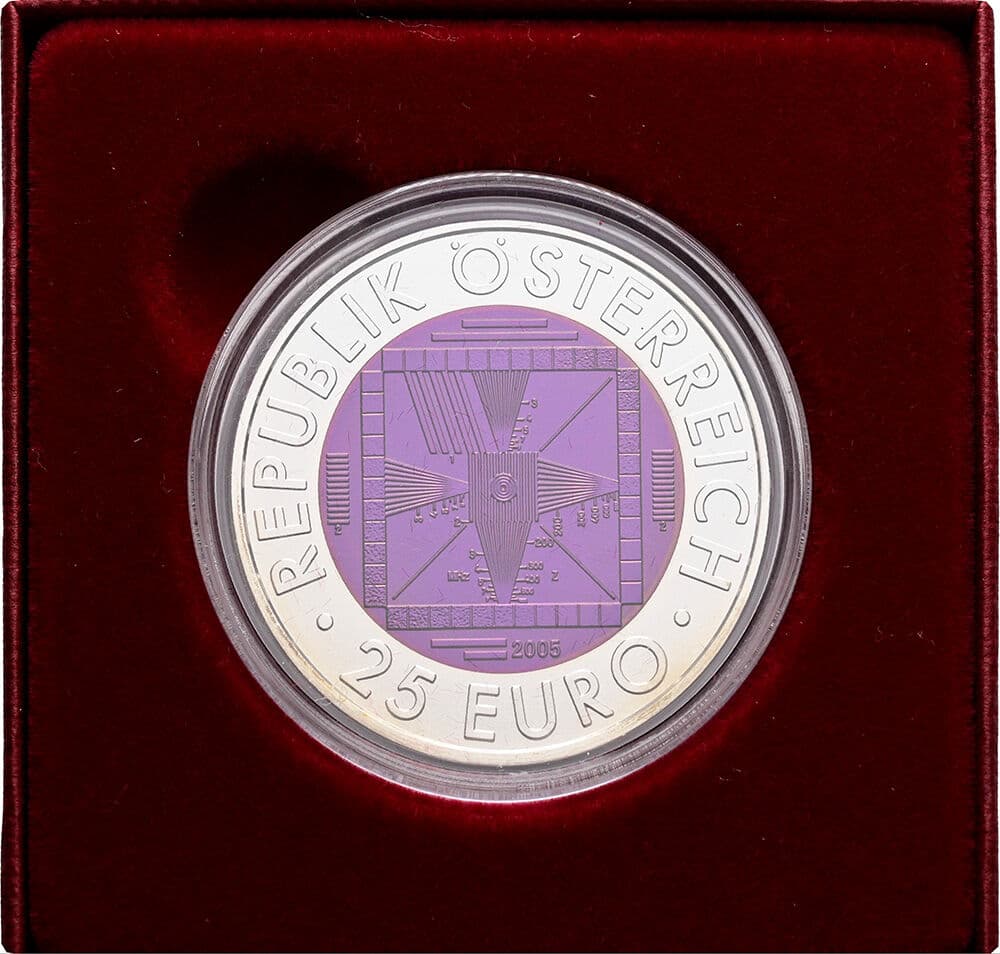 25 Euro Niob 2005 – Rückseite