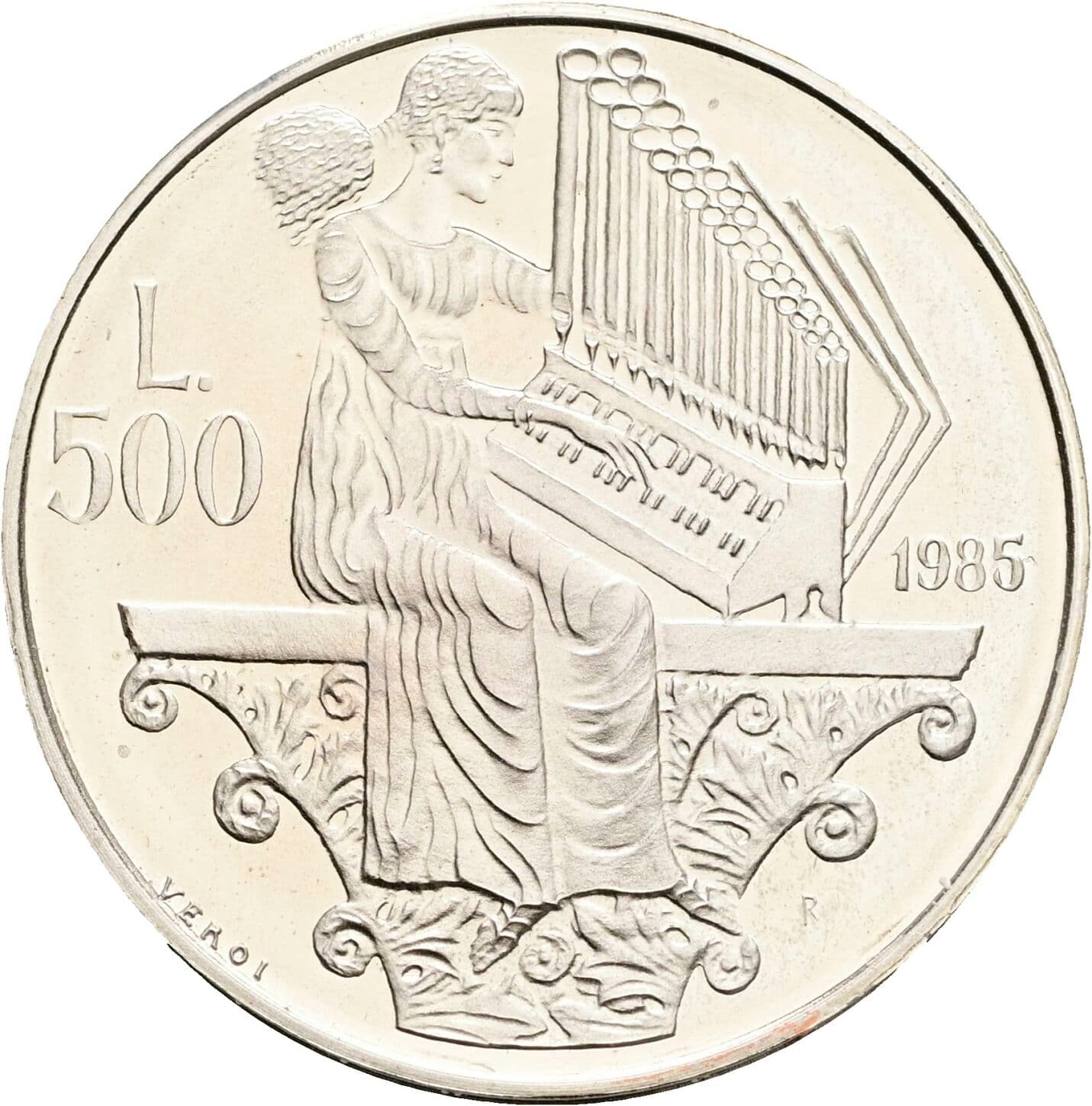 500 Lire 1985 – Vorderseite