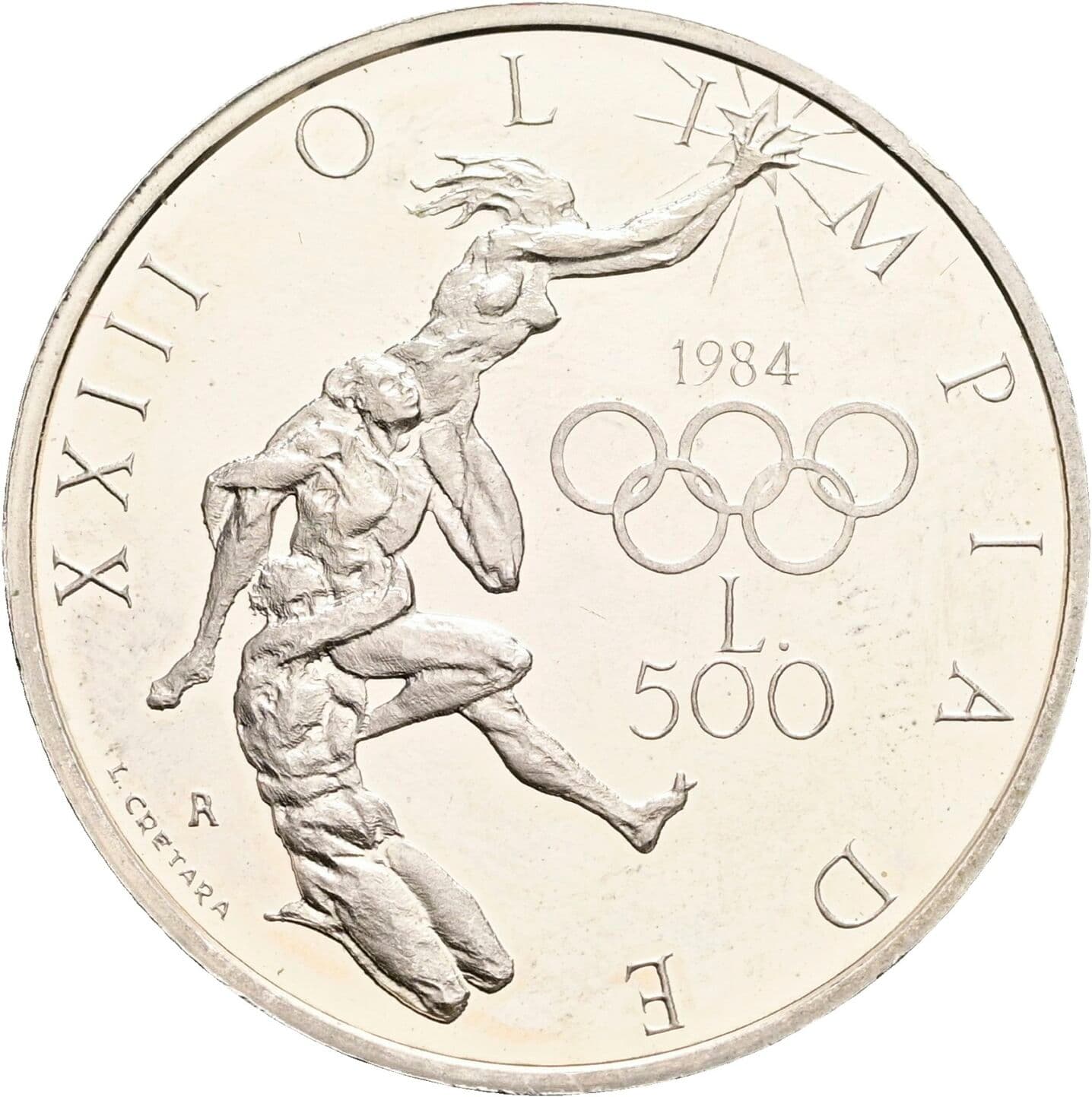 500 Lire 1984 – Vorderseite