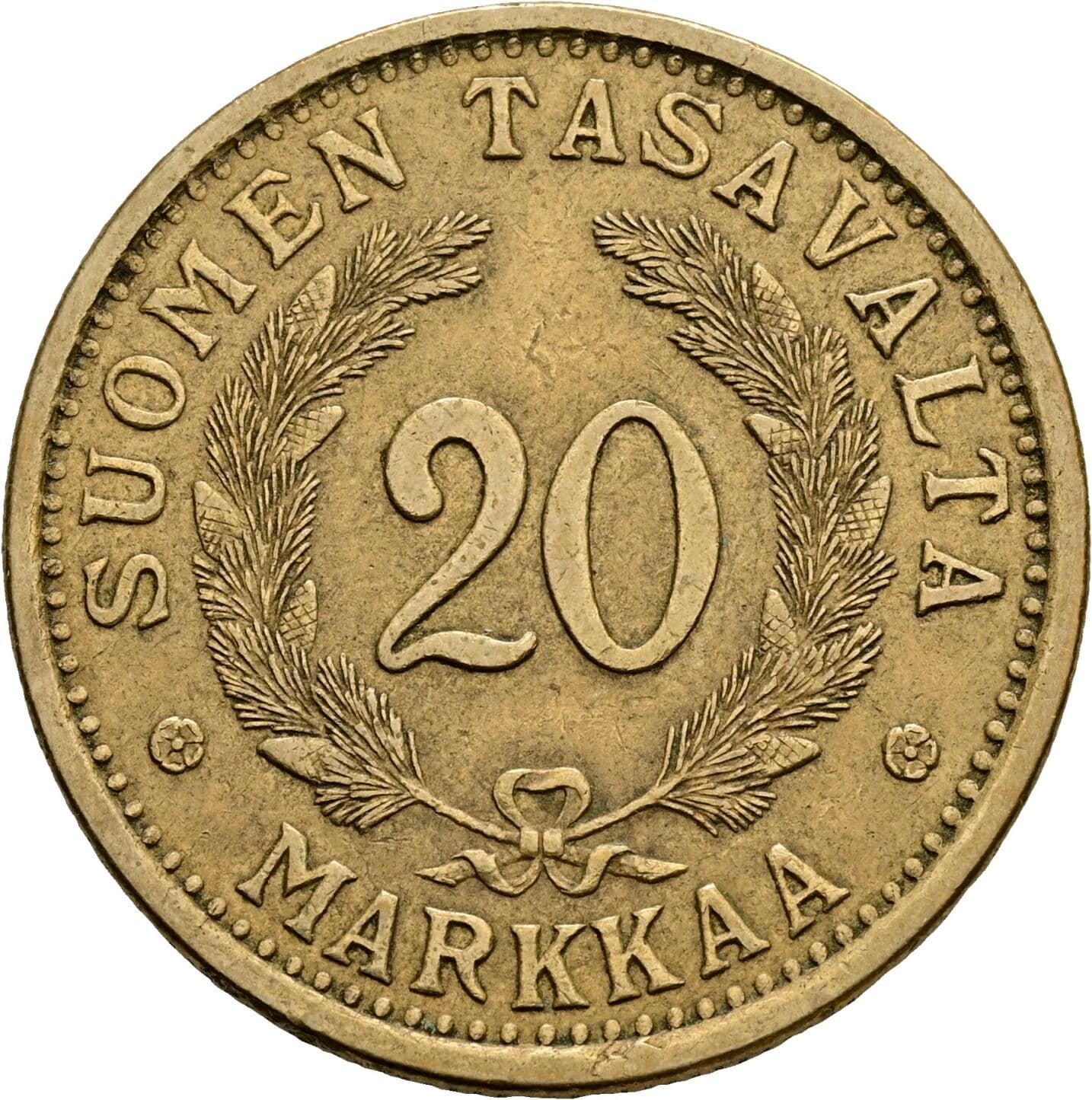 20 Markkaa 1936 S – Vorderseite