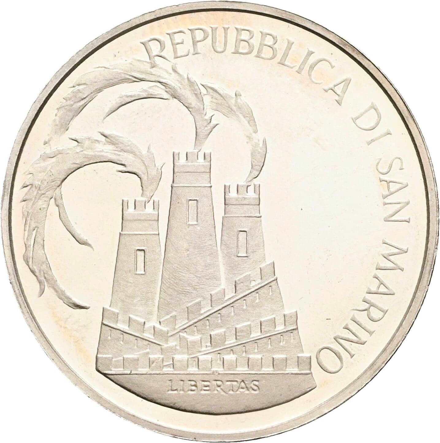 500 Lire 1984 – Rückseite