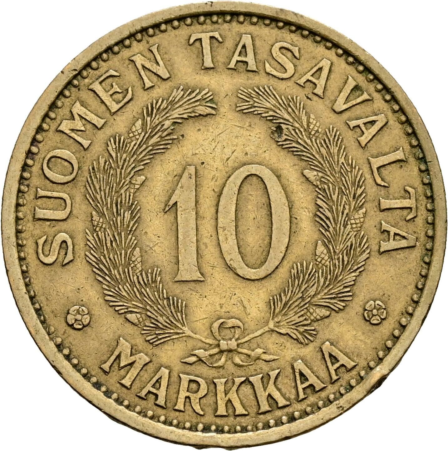 10 Markkaa 1934 S – Vorderseite