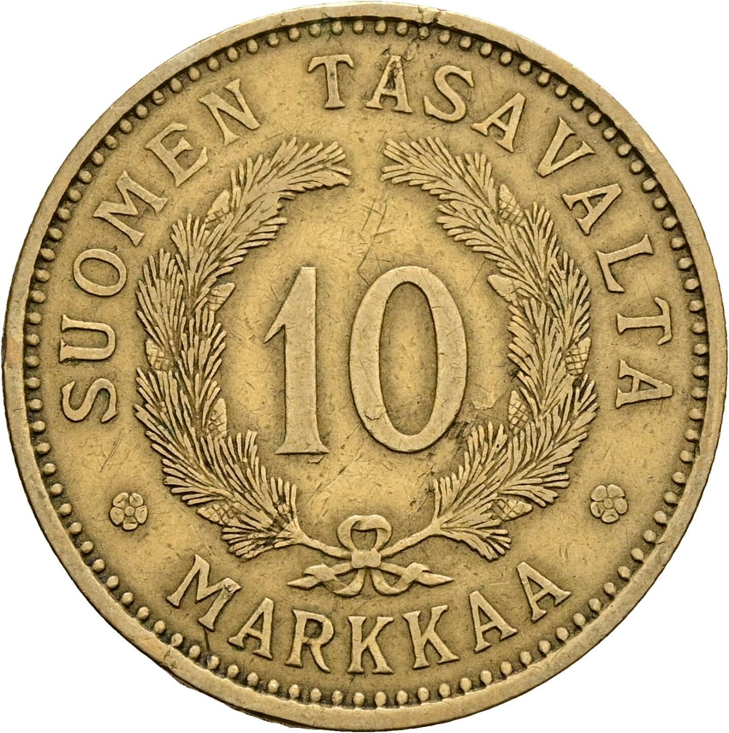 10 Markkaa 1929 S – Vorderseite