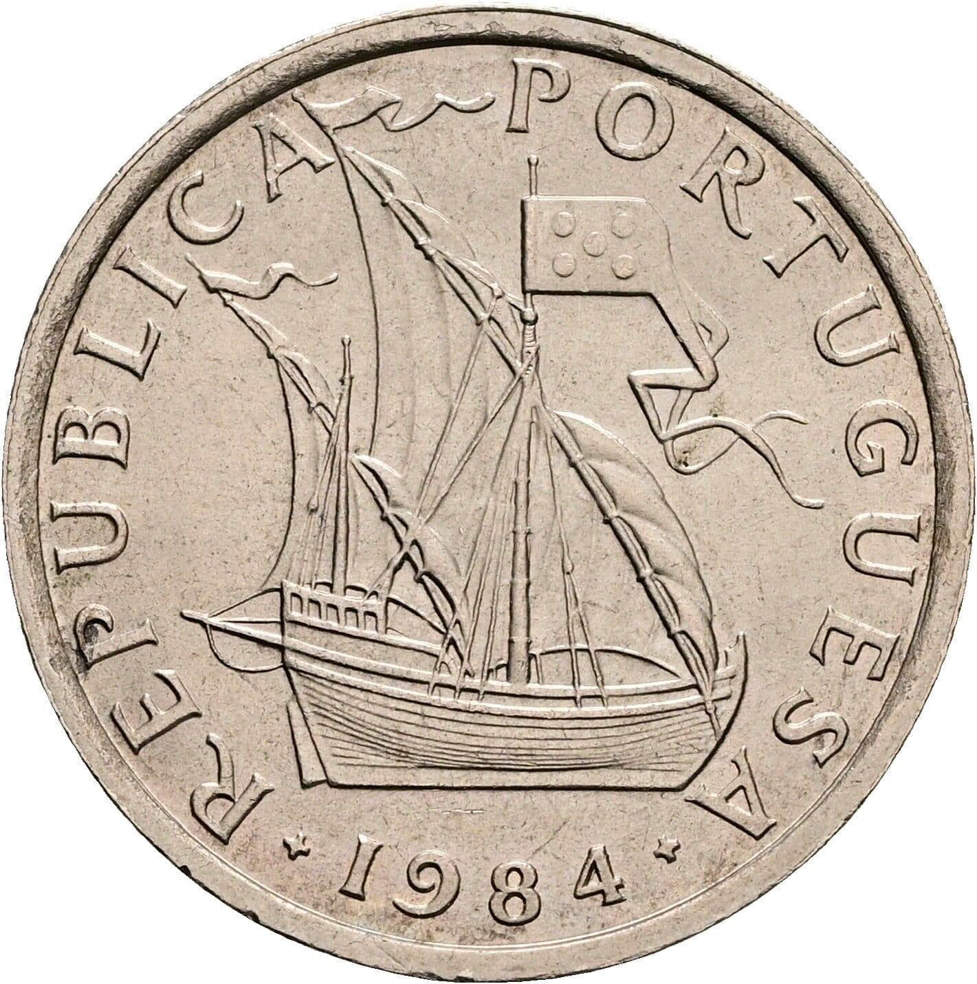 5 Escudos 1984 – Vorderseite