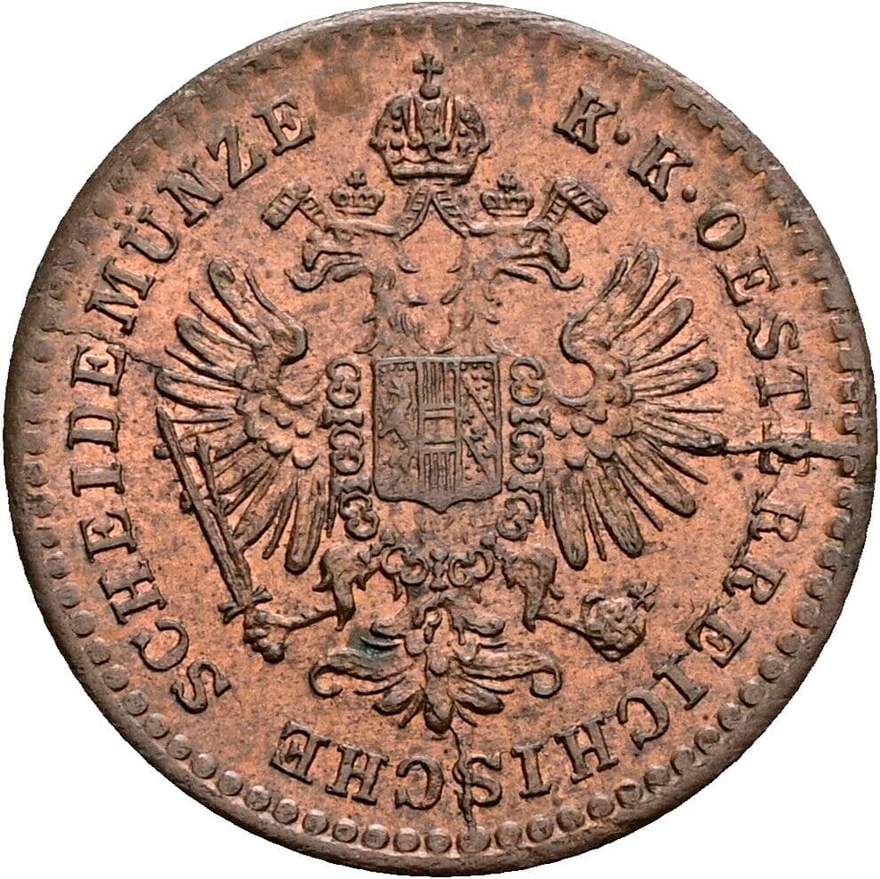 5/10 Kreuzer Franz Joseph I. 1848-1916 1881 – Rückseite