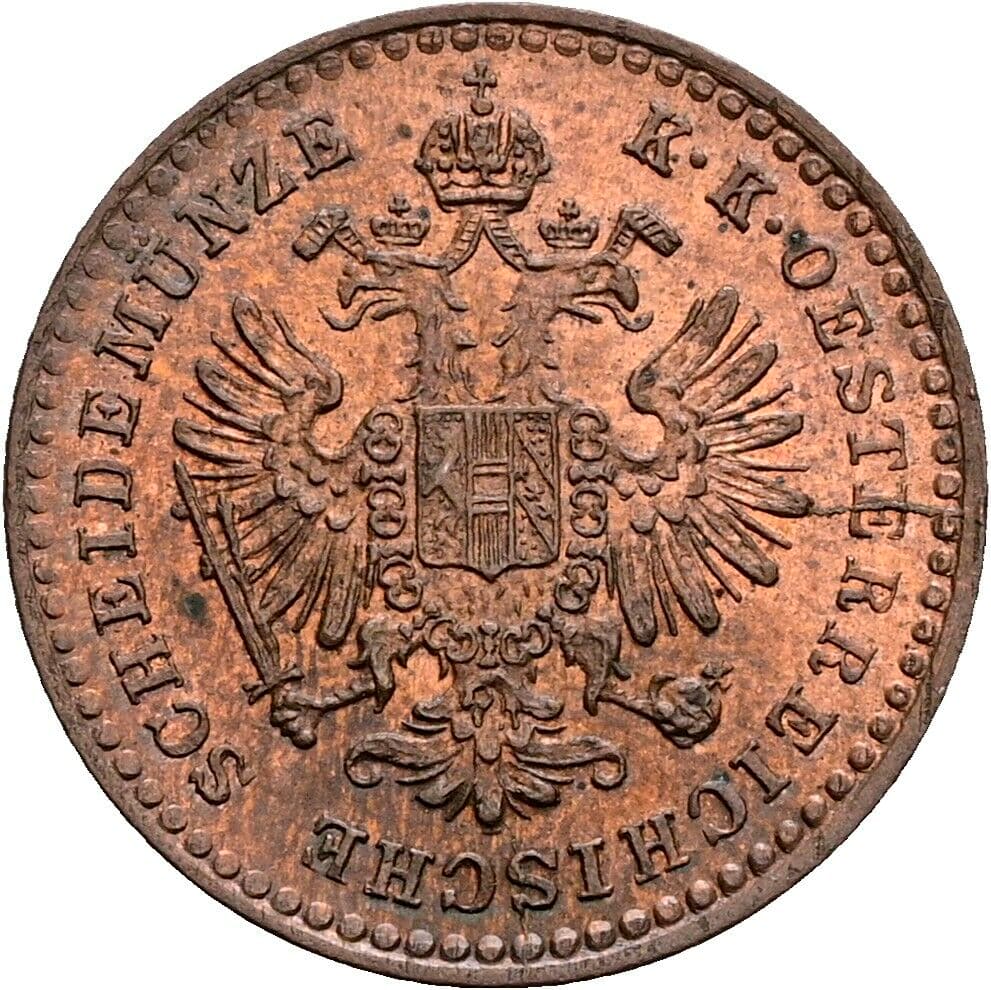 5/10 Kreuzer Franz Joseph I. 1848-1916 1881 – Rückseite