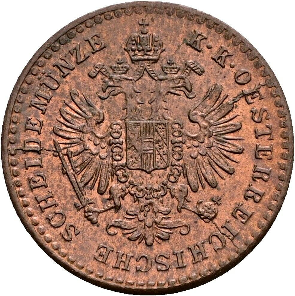 5/10 Kreuzer Franz Joseph I. 1848-1916 1881 – Rückseite