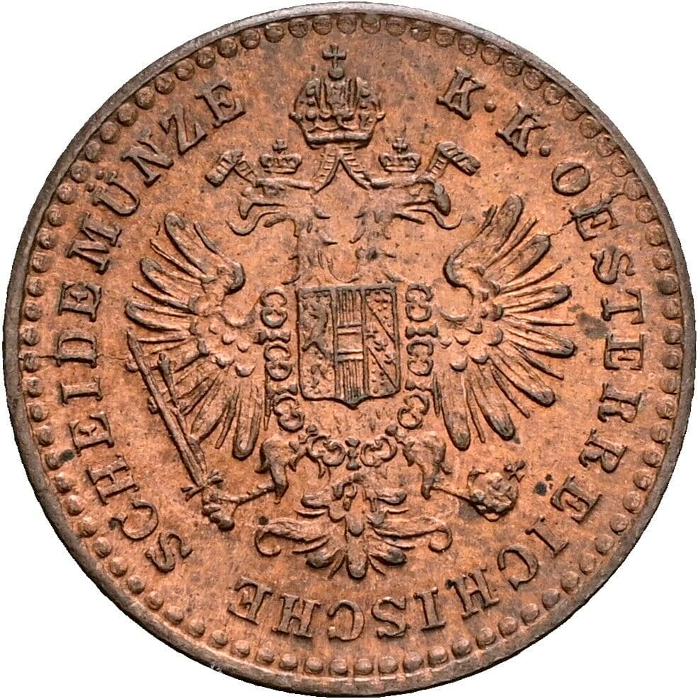 5/10 Kreuzer Franz Joseph I. 1848-1916 1881 – Rückseite