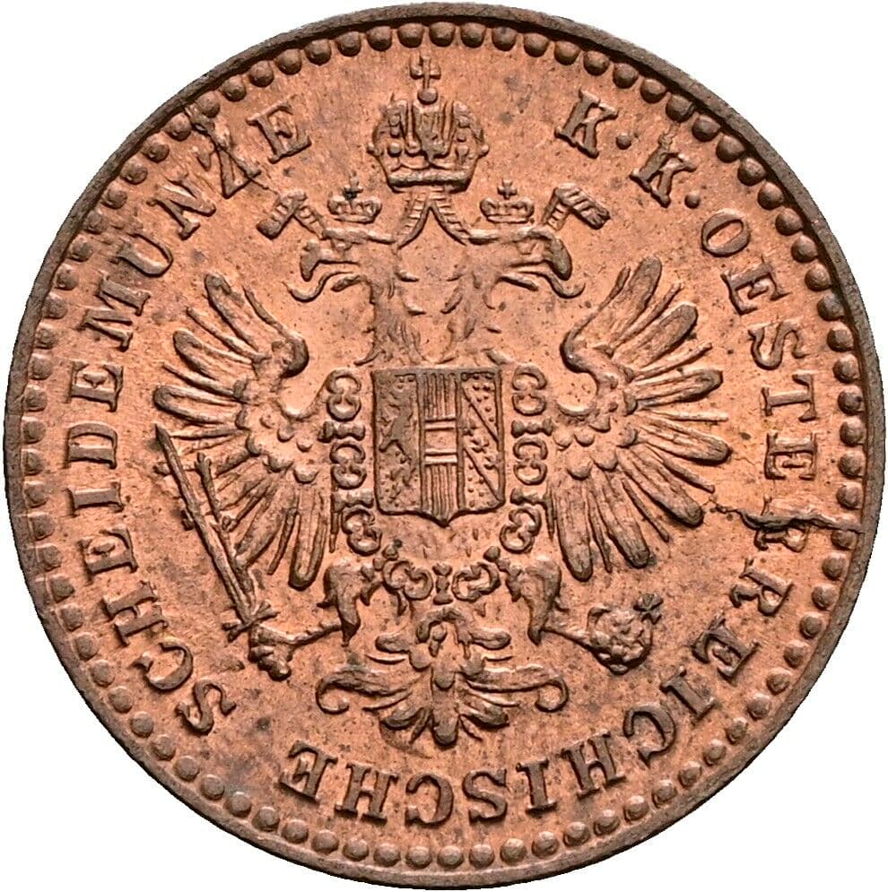 5/10 Kreuzer Franz Joseph I. 1848-1916 1881 – Rückseite