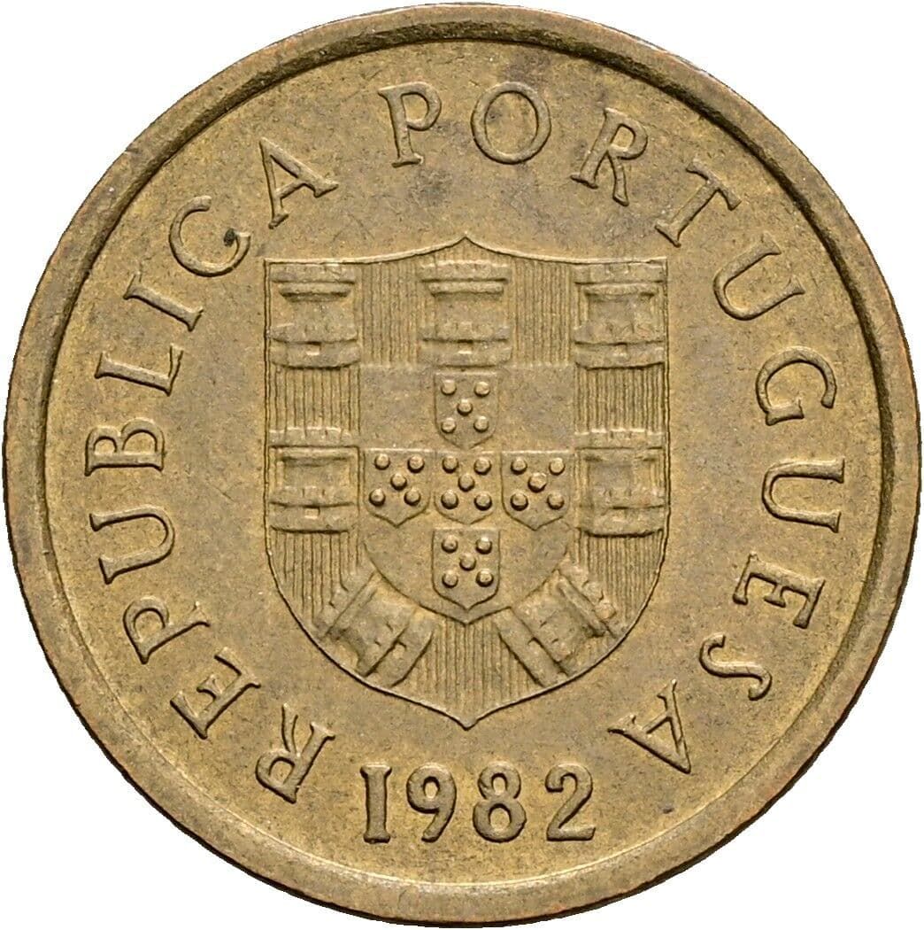 1 Escudo 1982 – Rückseite