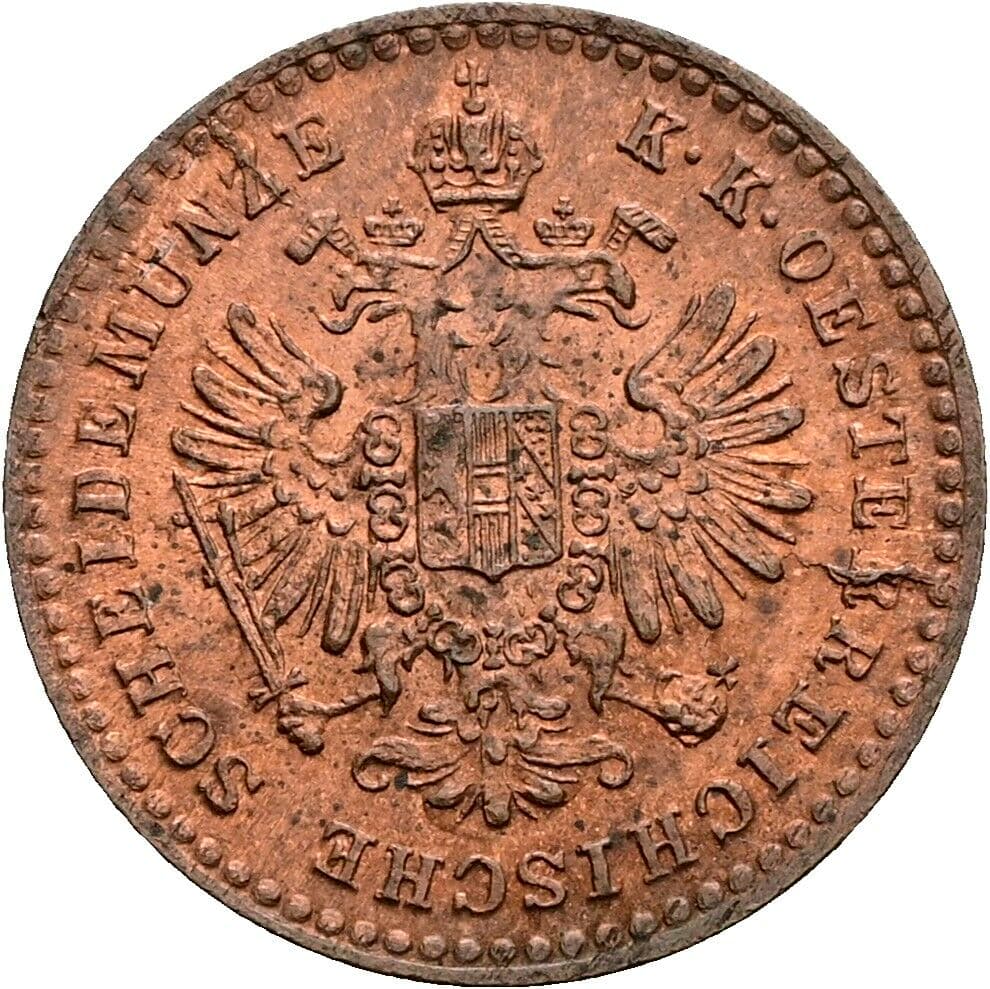 5/10 Kreuzer Franz Joseph I. 1848-1916 1881 – Rückseite